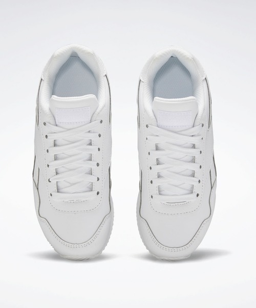 Reebok（リーボック）の「ロイヤル クラシック ジョガー 3 / Royal Classic Jogger 3（スニーカー・キッズ・ホワイト×ピンク/ホワイト×ホワイト/ホワイト・22.0cm/17.0cm/18.0cm/19.0cm/20.0cm/21.0cm/24.0cm/23.5cm/22.5cm/24.5cm/25.0cm/23.0cm/20.5cm/18.5cm/19.5cm/21.5cm/17.5cm）」の12枚目の写真