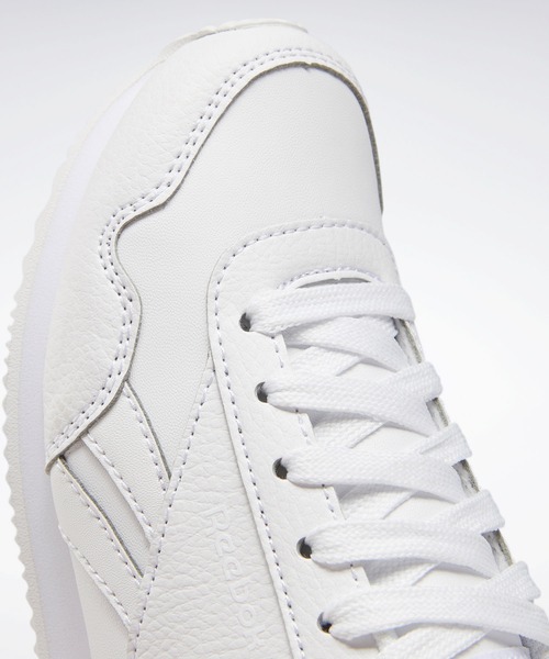 Reebok（リーボック）の「ロイヤル クラシック ジョガー 3 / Royal Classic Jogger 3（スニーカー・キッズ・ホワイト×ピンク/ホワイト×ホワイト/ホワイト・22.0cm/17.0cm/18.0cm/19.0cm/20.0cm/21.0cm/24.0cm/23.5cm/22.5cm/24.5cm/25.0cm/23.0cm/20.5cm/18.5cm/19.5cm/21.5cm/17.5cm）」の9枚目の写真