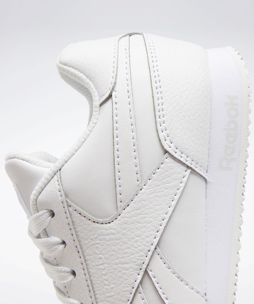 Reebok（リーボック）の「ロイヤル クラシック ジョガー 3 / Royal Classic Jogger 3（スニーカー・キッズ・ホワイト×ピンク/ホワイト×ホワイト/ホワイト・22.0cm/17.0cm/18.0cm/19.0cm/20.0cm/21.0cm/24.0cm/23.5cm/22.5cm/24.5cm/25.0cm/23.0cm/20.5cm/18.5cm/19.5cm/21.5cm/17.5cm）」の7枚目の写真