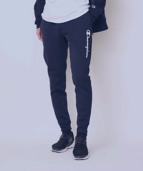 Champion(チャンピオン)の「【CHAMPION/チャンピオン】WRAPAIR切替パンツ C3-SS212 通気性・ストレッチ性・保温性に優れた三層構造素材(スウェットパンツ・メンズ・ブラック/ネイビー/グレー・MEDIUM/LARGE/X-LARGE)」の3枚目の写真