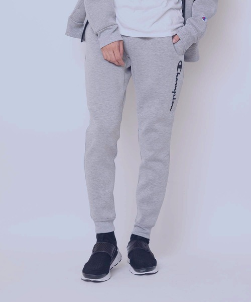 Champion(チャンピオン)の「【CHAMPION/チャンピオン】WRAPAIR切替パンツ C3-SS212 通気性・ストレッチ性・保温性に優れた三層構造素材(スウェットパンツ・メンズ・ブラック/ネイビー/グレー・MEDIUM/LARGE/X-LARGE)」の2枚目の写真