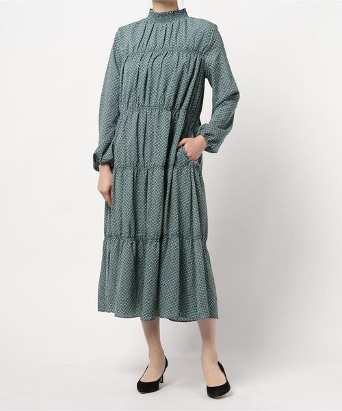 LOWRYS FARM(ローリーズファーム)の「シャーリングキカドットワンピース 919388(ワンピース・レディース・グリーン/ブラック/ブラウン・FREE)」の20枚目の写真