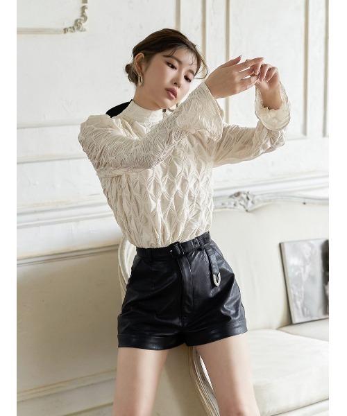 Darich ショートパンツ ダーリッチ Darich マットレザーショートパンツ （ブラウン