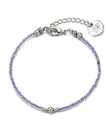 VINTAGE HOLLYWOOD（ビンテージハリウッド）の「【VINTAGE HOLLYWOOD】CANDY BEADS BRACELET / ヴィンテージハリウッド キャンディー ビーズ ブレスレット（ブレスレット・レディース・パープル系）」