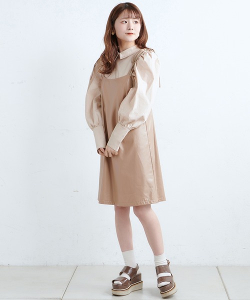 one after another NICE CLAUP(ワンアフターアナザーナイスクラップ)の「厚底ライン入りサンダル(サンダル・レディース・アイボリー/ブラウン/モカ・SMALL/MEDIUM/LARGE)」の20枚目の写真