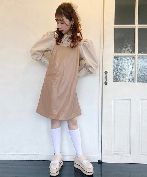 one after another NICE CLAUP(ワンアフターアナザーナイスクラップ)の「厚底ライン入りサンダル(サンダル・レディース・アイボリー/ブラウン/モカ・SMALL/MEDIUM/LARGE)」の18枚目の写真