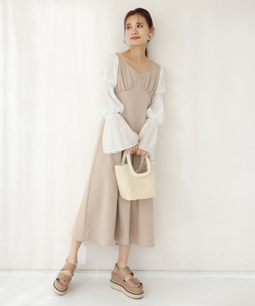 one after another NICE CLAUP(ワンアフターアナザーナイスクラップ)の「厚底ライン入りサンダル(サンダル・レディース・アイボリー/ブラウン/モカ・SMALL/MEDIUM/LARGE)」の5枚目の写真