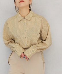 ap retro | ヴィンテージタイルプリントビッグシャツ【ZOZOTOWN限定商品】(シャツ/ブラウス)