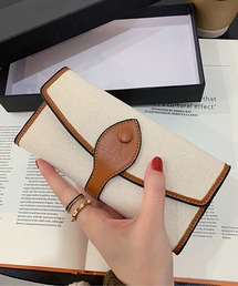 shopnikoniko（ショップニコニコ）の「キャンバスデザインウォレット（財布・レディース）」