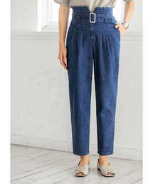 STYLE DELI（スタイルデリ）の「ベルト付きハイウエストデニム（デニムパンツ・レディース）」