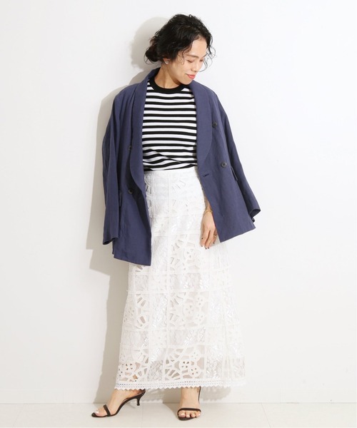 セール】IENA LA BOUCLE 麻シーチング ショールジャケット