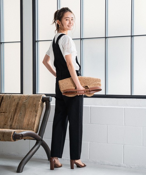 Andemiu(アンデミュウ)の「【WEB限定】ソデフハクキリカエカットソー948045(Tシャツ/カットソー・レディース・オフホワイト/ブラック/オレンジ/カーキ/グリーン・FREE)」の19枚目の写真