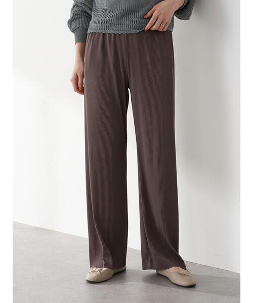 earth music&ecology（アースミュージックアンドエコロジー）の「ストレートプリーツカットパンツ ＊（その他パンツ・レディース・モカ/ピンクベージュ/その他8・FREE）」の20枚目の写真