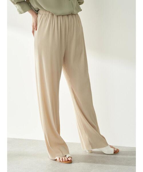 earth music&ecology（アースミュージックアンドエコロジー）の「ストレートプリーツカットパンツ ＊（その他パンツ・レディース・モカ/ピンクベージュ/その他8・FREE）」の21枚目の写真