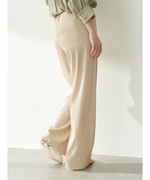 earth music&ecology（アースミュージックアンドエコロジー）の「ストレートプリーツカットパンツ ＊（その他パンツ・レディース・モカ/ピンクベージュ/その他8・FREE）」の13枚目の写真