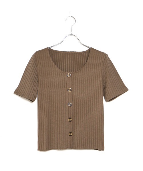 Bab(バブ)の「【WEB限定】裾メロウベーシックワイドリブTOPS(Tシャツ/カットソー・レディース・ブラック/ブルー/アイボリー/モカ/グレー系その他・FREE)」の12枚目の写真