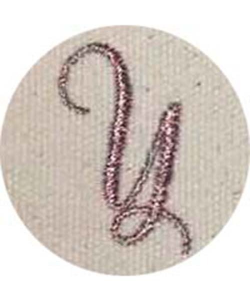 MILLION CARATS（ミリオンカラッツ）の「【GIFT】-Global Arrow- ペイズリーイニシャルトート（トートバッグ・レディース・ベージュ/グレー/ピンク/ラベンダー/ブルー/ミント・FREE）」の8枚目の写真