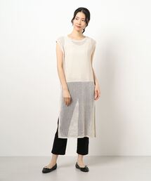 HONEYSUCKLE ROSE | 【HONEYSUCKLE ROSE】メッシュ編みワンピレイヤード(ワンピース)