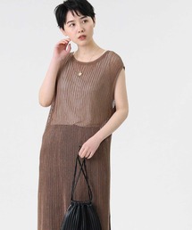 HONEYSUCKLE ROSE | 【HONEYSUCKLE ROSE】メッシュ編みワンピレイヤード(ワンピース)