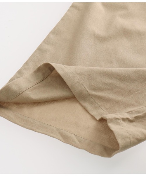 ANAP（アナップ）の「リネンブレンドオールインワン（つなぎ/オールインワン・レディース・ベージュ/ブラック・FREE）」の6枚目の写真