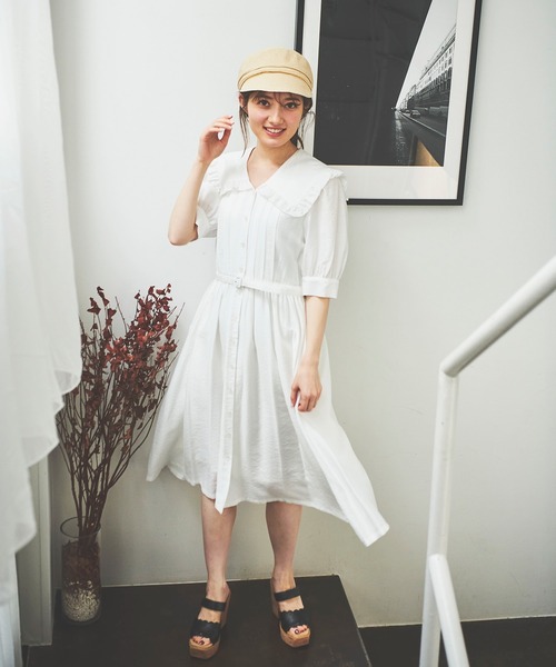 Taylor愛用ブランド♪Charlotte Dress*シャツワンピース AMBIDEX Store △recycle OX 数字刺繍 シャツワンピース(F コン