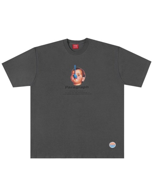 Paragraph(パラグラフ)の「Paragraph-SSTEE【NO.09】/パラグラフ キッズプリント 半袖Tシャツ(Tシャツ/カットソー・メンズ・ホワイト/チャコールグレー/グリーン/バイオレット・FREE)」の18枚目の写真