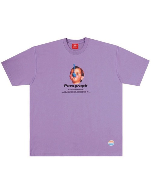Paragraph(パラグラフ)の「Paragraph-SSTEE【NO.09】/パラグラフ キッズプリント 半袖Tシャツ(Tシャツ/カットソー・メンズ・ホワイト/チャコールグレー/グリーン/バイオレット・FREE)」の20枚目の写真
