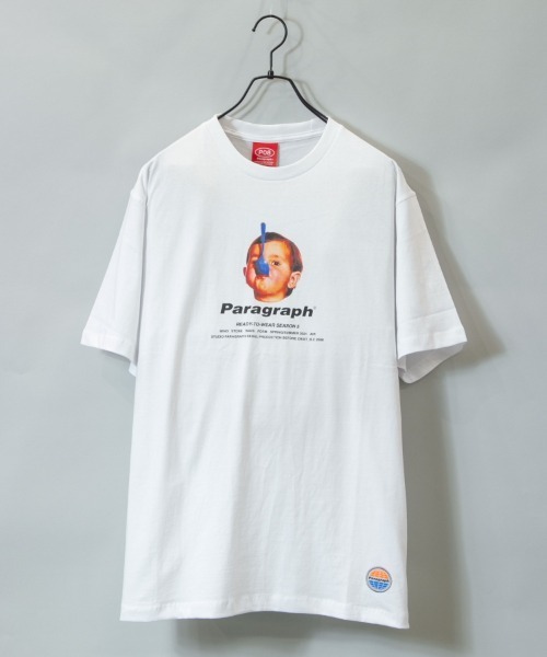 Paragraph(パラグラフ)の「Paragraph-SSTEE【NO.09】/パラグラフ キッズプリント 半袖Tシャツ(Tシャツ/カットソー・メンズ・ホワイト/チャコールグレー/グリーン/バイオレット・FREE)」の5枚目の写真