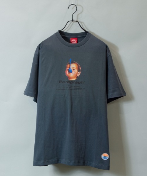 Paragraph(パラグラフ)の「Paragraph-SSTEE【NO.09】/パラグラフ キッズプリント 半袖Tシャツ(Tシャツ/カットソー・メンズ・ホワイト/チャコールグレー/グリーン/バイオレット・FREE)」の7枚目の写真