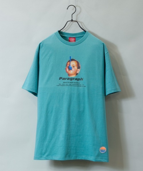 Paragraph(パラグラフ)の「Paragraph-SSTEE【NO.09】/パラグラフ キッズプリント 半袖Tシャツ(Tシャツ/カットソー・メンズ・ホワイト/チャコールグレー/グリーン/バイオレット・FREE)」の9枚目の写真