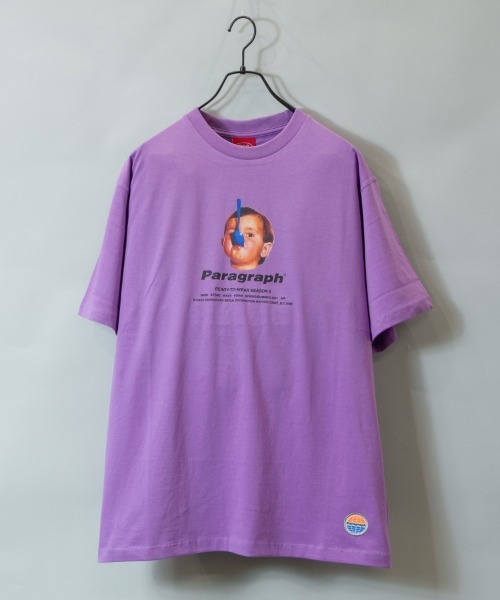 Paragraph(パラグラフ)の「Paragraph-SSTEE【NO.09】/パラグラフ キッズプリント 半袖Tシャツ(Tシャツ/カットソー・メンズ・ホワイト/チャコールグレー/グリーン/バイオレット・FREE)」の11枚目の写真
