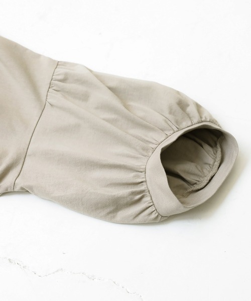 n'OrLABEL（ノアールレーベル）の「【廃盤】『ぽわん袖オーガニックコットンTシャツ』（Tシャツ/カットソー・レディース・オレンジ/ブラック/ライトブルー/ベージュ/オフホワイト/ラベンダー/ミント/ブルー・FREE）」の11枚目の写真