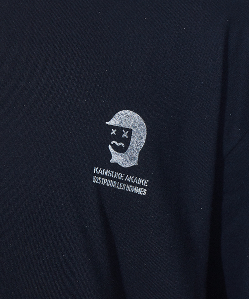 5351 POUR LES HOMMES(ゴーサンゴーイチプールオム)の「KANSUKE AKAIKE×5351 ステンシル Tシャツ(Tシャツ/カットソー・メンズ・ホワイト/ブラック・46/48/50)」の10枚目の写真