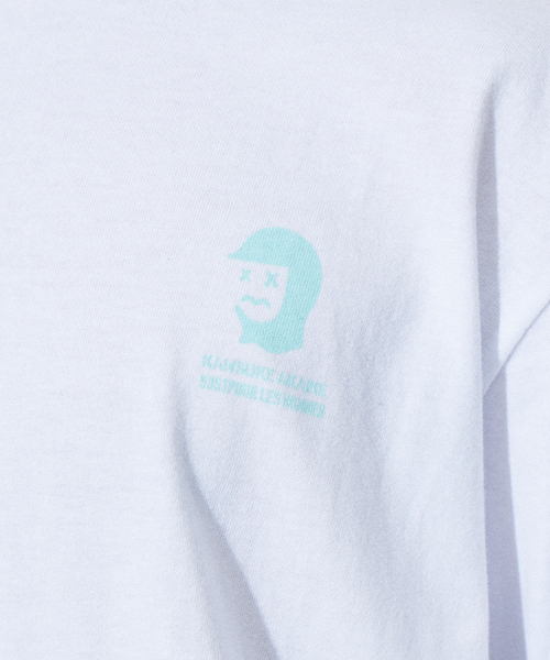 5351 POUR LES HOMMES(ゴーサンゴーイチプールオム)の「KANSUKE AKAIKE×5351 ステンシル Tシャツ(Tシャツ/カットソー・メンズ・ホワイト/ブラック・46/48/50)」の4枚目の写真
