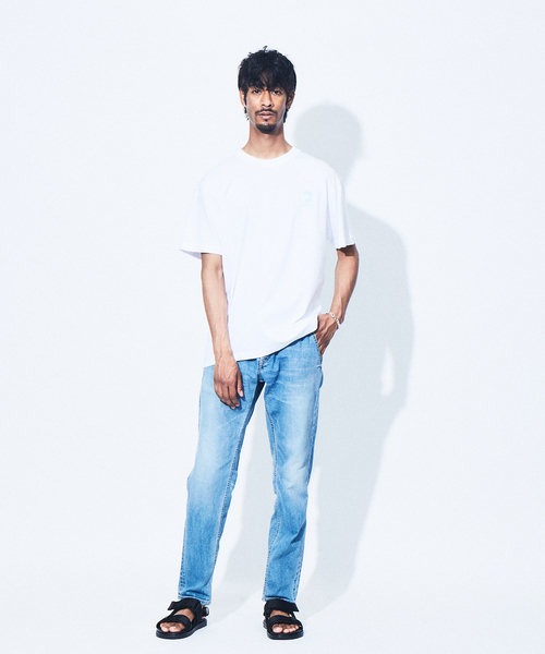 5351 POUR LES HOMMES(ゴーサンゴーイチプールオム)の「KANSUKE AKAIKE×5351 ステンシル Tシャツ(Tシャツ/カットソー・メンズ・ホワイト/ブラック・46/48/50)」の8枚目の写真