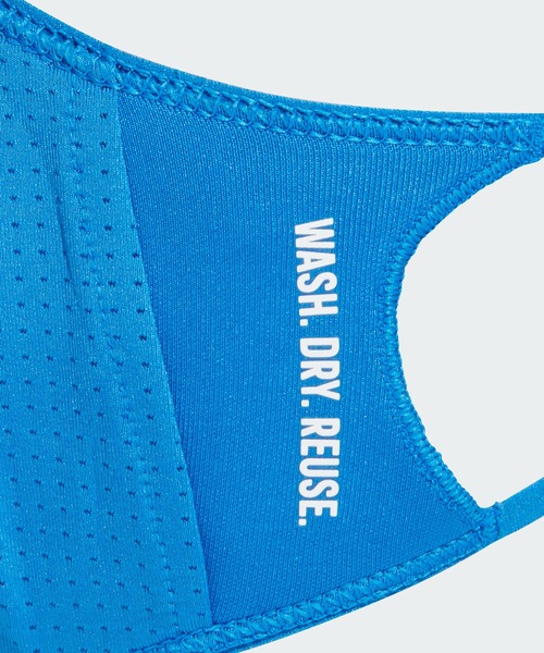 adidas（アディダス）の「フェイスカバー 3枚組 [FACE COVERS 3-PACK] アディダスオリジナルス（マスク・メンズ・ブルー/ブラック×ピンク/ブラック×ブルー/ブラック×ブラック/ブラック系その他・MEDIUM/X-LARGE/XXX-LARGE）」の8枚目の写真