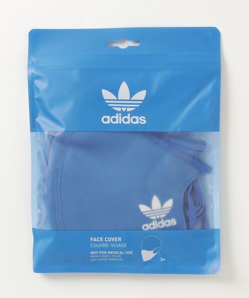 adidas（アディダス）の「フェイスカバー 3枚組 [FACE COVERS 3-PACK] アディダスオリジナルス（マスク・メンズ・ブルー/ブラック×ピンク/ブラック×ブルー/ブラック×ブラック/ブラック系その他・MEDIUM/X-LARGE/XXX-LARGE）」の22枚目の写真