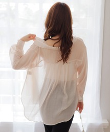 LIPSERVICE | パフスリーブシアーシャツ(シャツ/ブラウス)