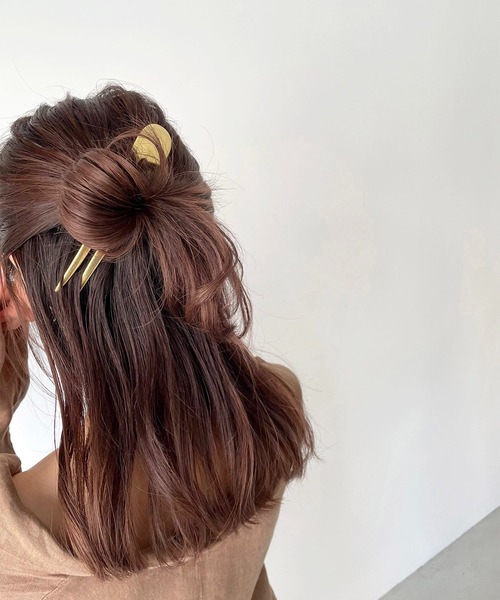 CANAL JEAN（キャナルジーン）の「Pt(ピーティー) kanzashi（その他ヘアアクセサリー・レディース・シルバー/ゴールド・ONE SIZE）」の2枚目の写真