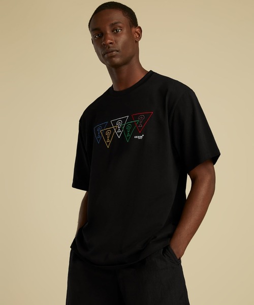 Guess(ゲス)の「GUESS Originals SU GAMES Logo Tee(Tシャツ/カットソー・メンズ・ホワイト/ブラック・SMALL/MEDIUM/LARGE/X-LARGE)」の9枚目の写真