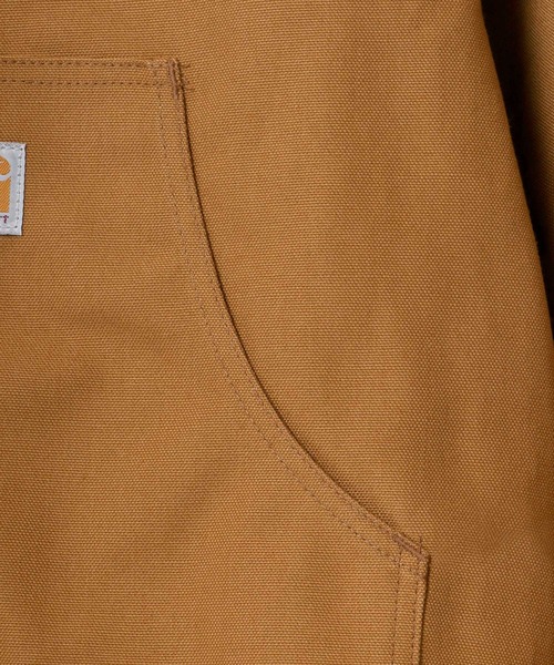 Carhartt(カーハート)の「carhartt/カーハート Thermal-Lined Duck Active Jacket/サーマルライナー ダックアクティブジャケット(ブルゾン・メンズ・ブラック/ブラウン/ネイビー・M/L/XL)」の10枚目の写真
