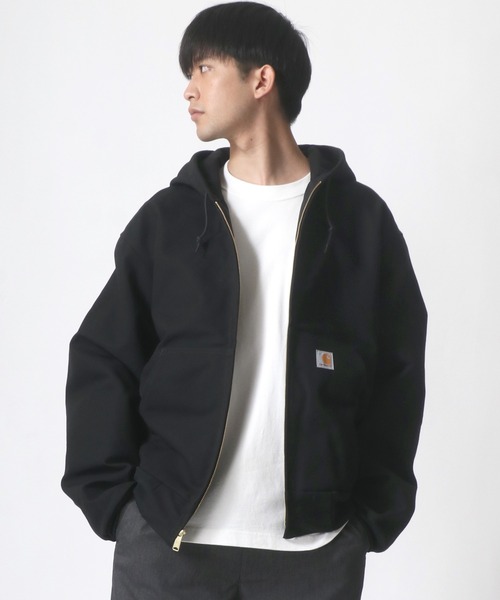 Carhartt(カーハート)の「carhartt/カーハート Thermal-Lined Duck Active Jacket/サーマルライナー ダックアクティブジャケット(ブルゾン・メンズ・ブラック/ブラウン/ネイビー・M/L/XL)」の19枚目の写真