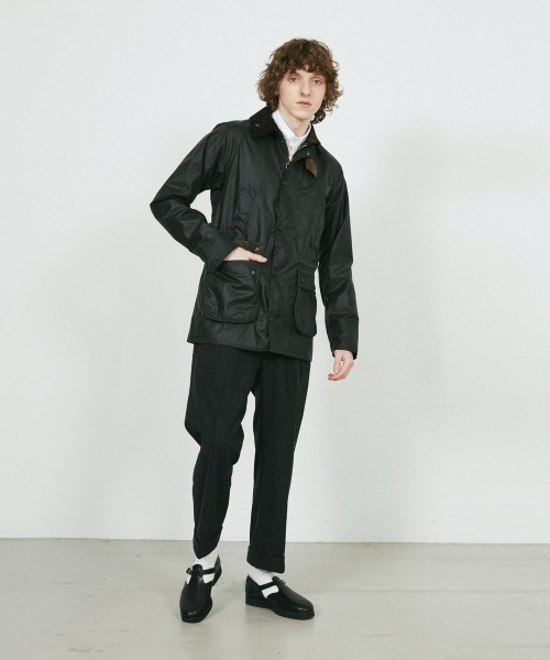 Barbour（バブアー）の「BEDALE SL CAMO（ブルゾン・メンズ・ブラウン/セージグリーン・40/38/36/42/34）」の4枚目の写真