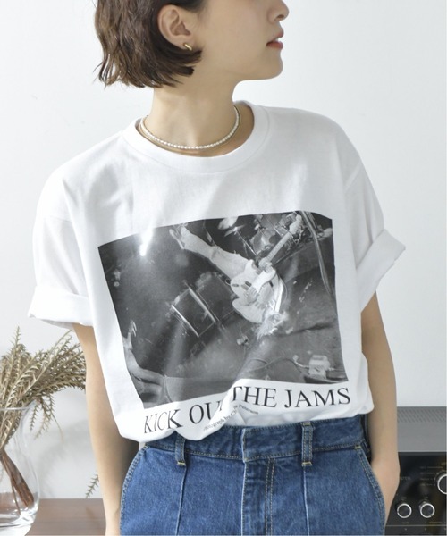 Spick & Span（スピックアンドスパン）の「【Charles Peterson】 KICK OUT THE JAMS TEE /Tシャツ◆（Tシャツ/カットソー・レディース・ホワイト・MEDIUM）」の3枚目の写真