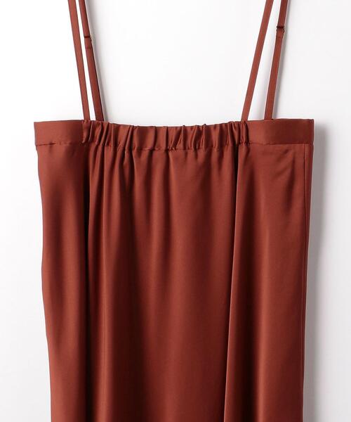 closet story（クローゼットストーリー）の「＜closet story（クローゼットストーリー）＞サテン ストラップ マキシスカート -ウォッシャブル-（スカート・レディース・ナチュラル/オレンジ系その他・FREE）」の15枚目の写真