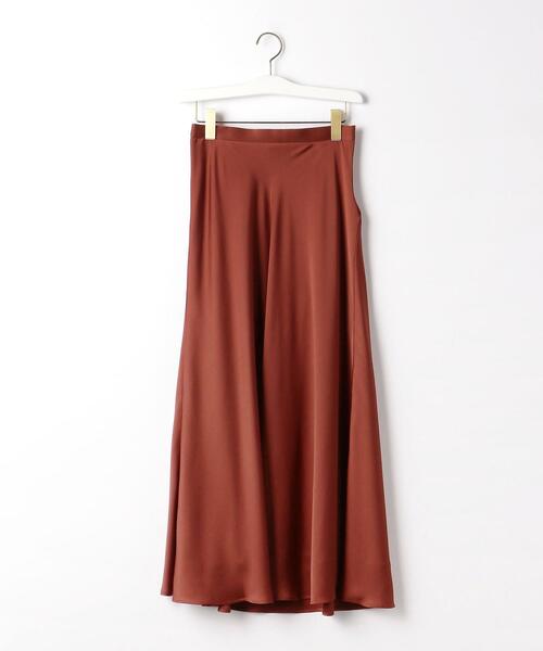 closet story（クローゼットストーリー）の「＜closet story（クローゼットストーリー）＞サテン ストラップ マキシスカート -ウォッシャブル-（スカート・レディース・ナチュラル/オレンジ系その他・FREE）」の19枚目の写真