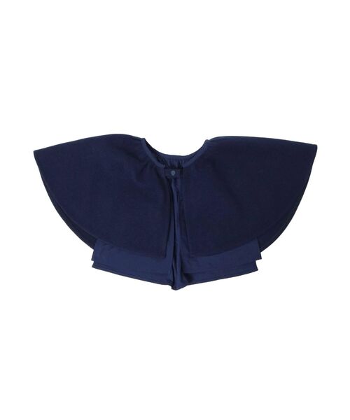 merry jenny（メリージェニー）の「ダブルフレアケープcollar（付け襟・レディース・アイボリー/ブラック/ネイビー・FREE）」の14枚目の写真