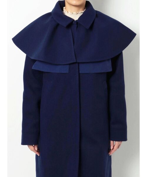 merry jenny（メリージェニー）の「ダブルフレアケープcollar（付け襟・レディース・アイボリー/ブラック/ネイビー・FREE）」の11枚目の写真