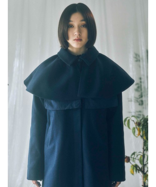 merry jenny（メリージェニー）の「ダブルフレアケープcollar（付け襟・レディース・アイボリー/ブラック/ネイビー・FREE）」の18枚目の写真