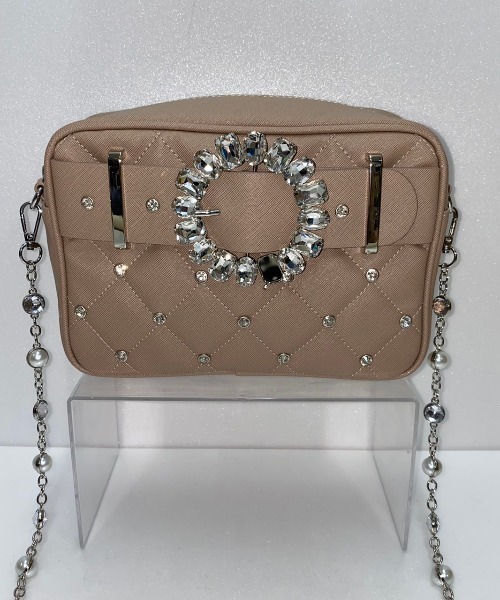 Swankiss（スワンキス）の「UT mademoirselle chain BAG（ショルダーバッグ・レディース・ブルー/ボルドー/モカ/ブラック/ピンク・FREE）」の3枚目の写真